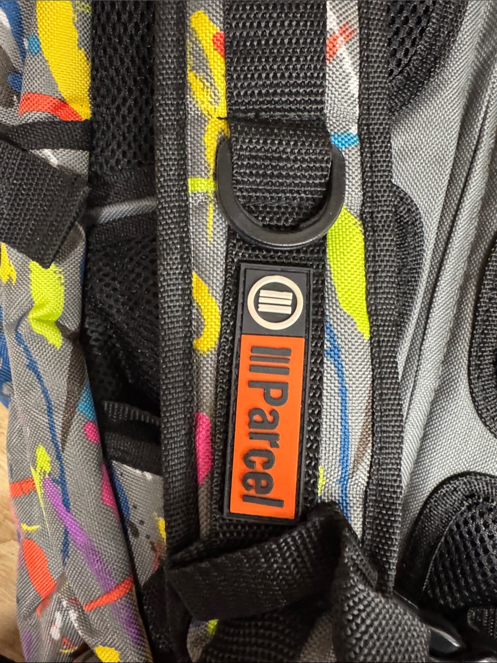 Parcel Gray Paint-Splash Backpack - Picture 3 of 4